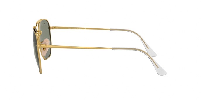 Sunglasses Ray-Ban Marshal RB 3648 (001) color gold shape square lenses green
