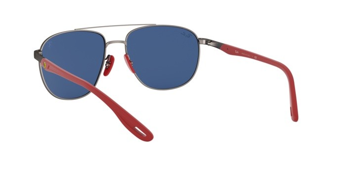 Sonnenbrillen Ray-Ban Scuderia Ferrari Collection RB 3659M (F03780) farbe matte gunmetal form quadratisch gläser dark blue
