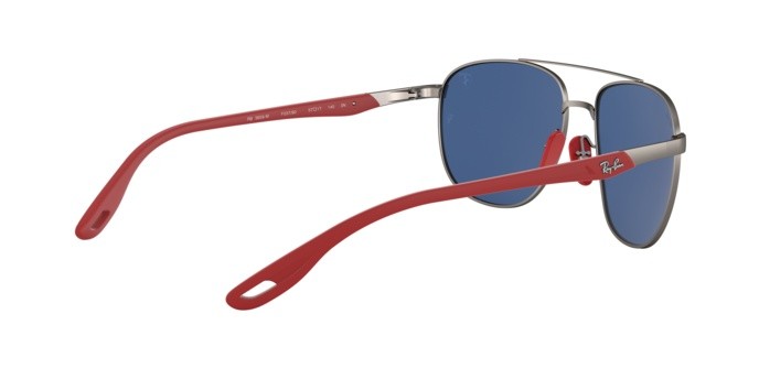 Sonnenbrillen Ray-Ban Scuderia Ferrari Collection RB 3659M (F03780) farbe matte gunmetal form quadratisch gläser dark blue