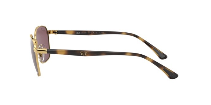 Sonnenbrillen Ray-Ban Chromance RB 3664CH (001/BC) farbe arista form quadratisch gläser purple