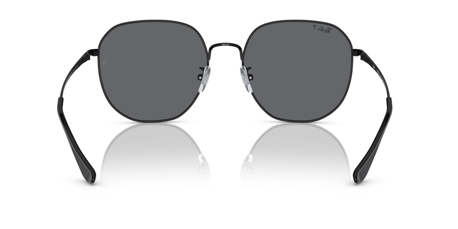 Occhiali da sole Ray-Ban RB 3680D (002/81) colore nero forma irregolare lenti grigio scuro