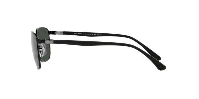 Sonnenbrillen Ray-Ban Chromance RB 3684CH (002/K8) farbe black form unregelmäßig gläser polar dark grey