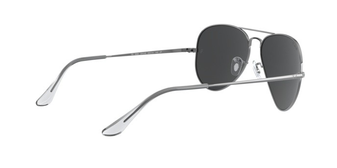 Sonnenbrillen Ray-Ban Aviator metal ii RB 3689 (004/48) farbe shiny gunmetal form aviator gläser polar black