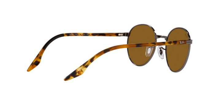 Sonnenbrillen Ray-Ban RB 3691 (004/33) farbe gunmetal form pantos gläser brown