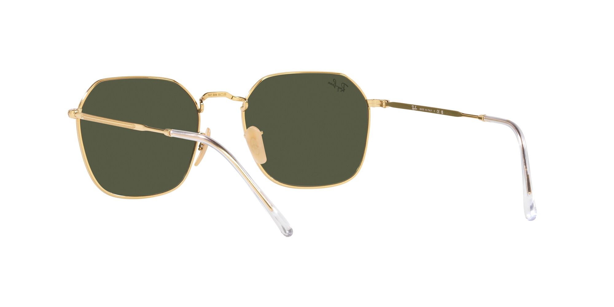 Sonnenbrillen Ray-Ban Jim RB 3694 (001/31) farbe oro form unregelmäßig gläser verde
