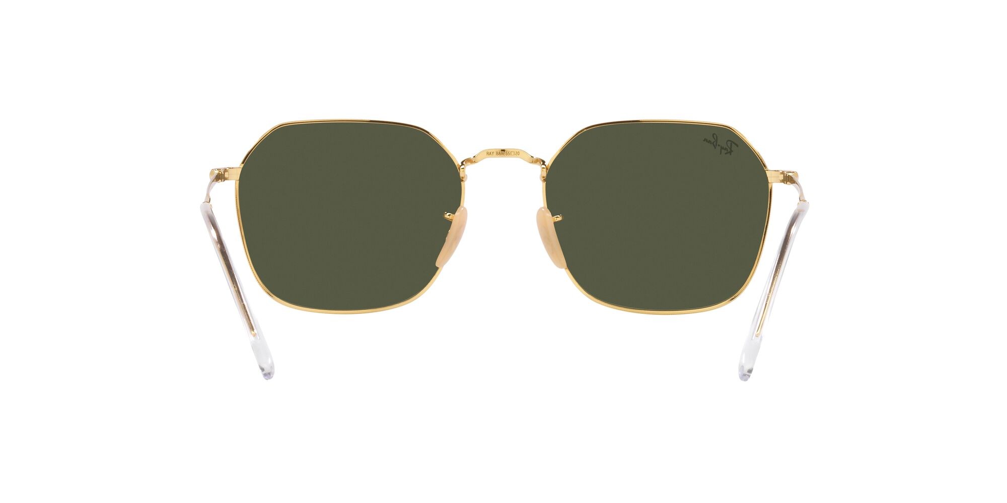 Sonnenbrillen Ray-Ban Jim RB 3694 (001/31) farbe oro form unregelmäßig gläser verde