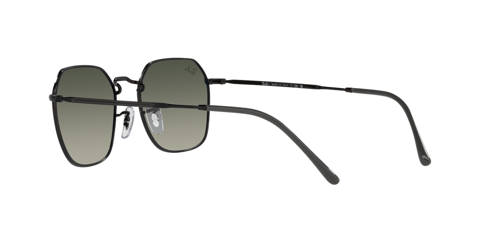 Sonnenbrillen Ray-Ban Jim RB 3694 (002/71) farbe nero form unregelmäßig gläser grigio