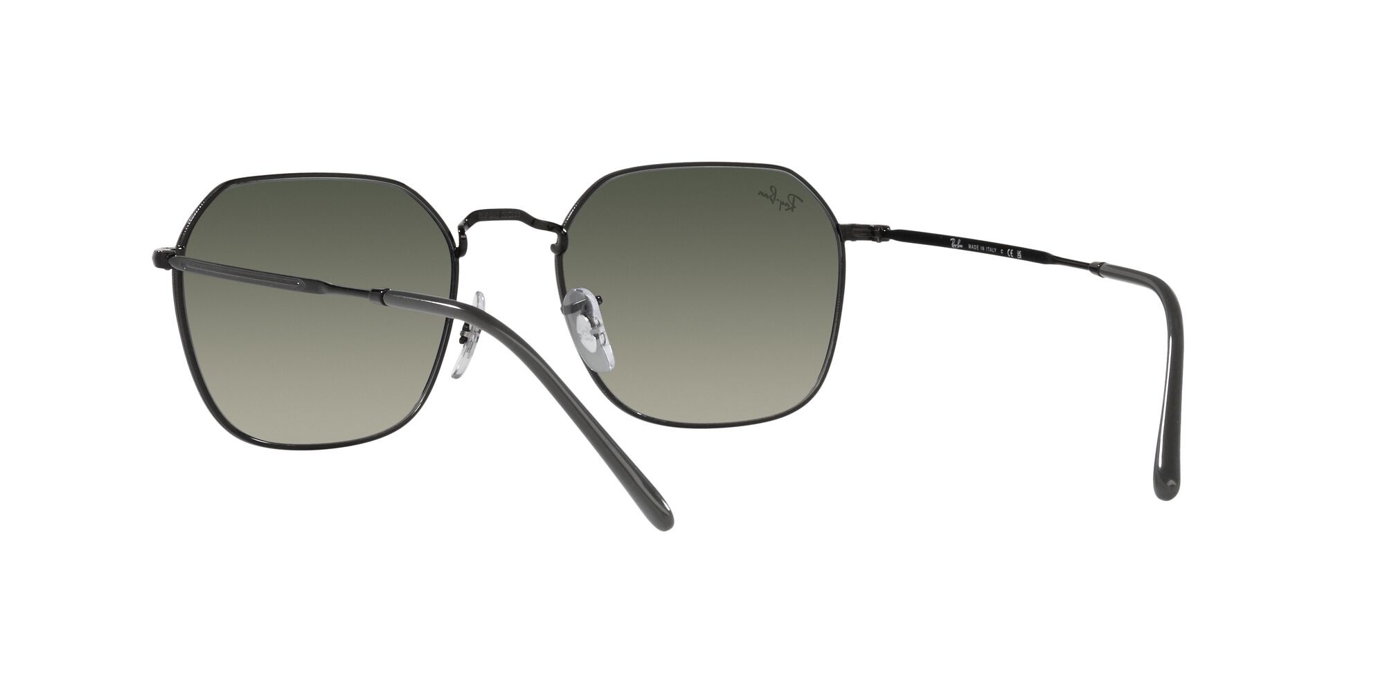 Sonnenbrillen Ray-Ban Jim RB 3694 (002/71) farbe nero form unregelmäßig gläser grigio