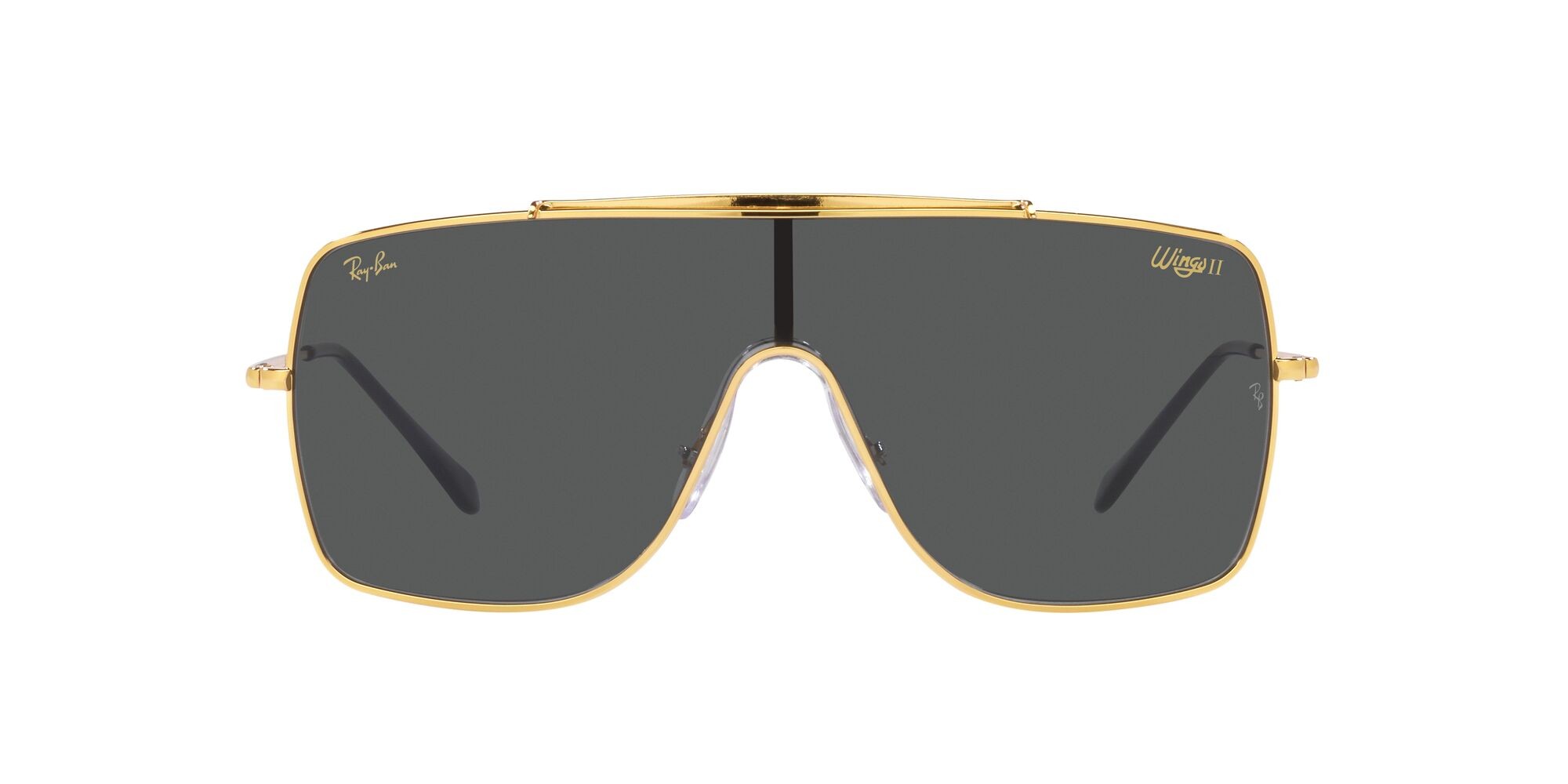 Sonnenbrillen Ray-Ban Wings Ii RB 3697 (924687) farbe legend gold form quadratisch gläser grigio scuro