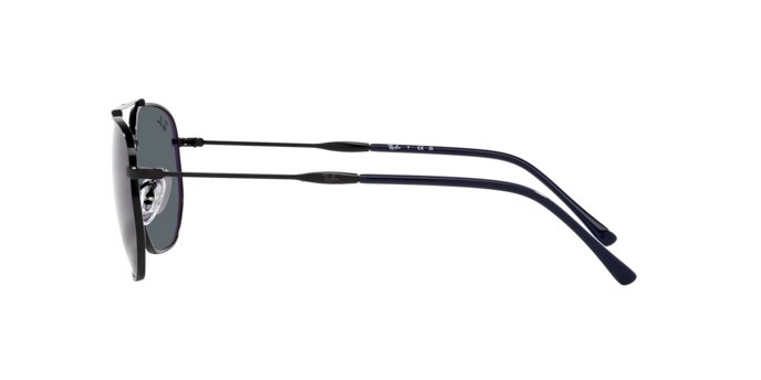 Sonnenbrillen Ray-Ban RB 3707 (9257R5) farbe nero form unregelmäßig gläser blu