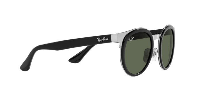 Sonnenbrillen Ray-Ban Bonnie RB 3710 (003/71) farbe nero su argento form pantos gläser verde scuro