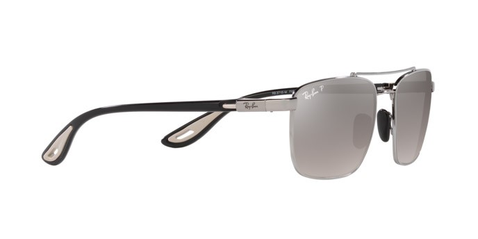 Sonnenbrillen Ray-Ban Scuderia Ferrari RB 3715M (F0845J) farbe gunmetal form quadratisch gläser grigio