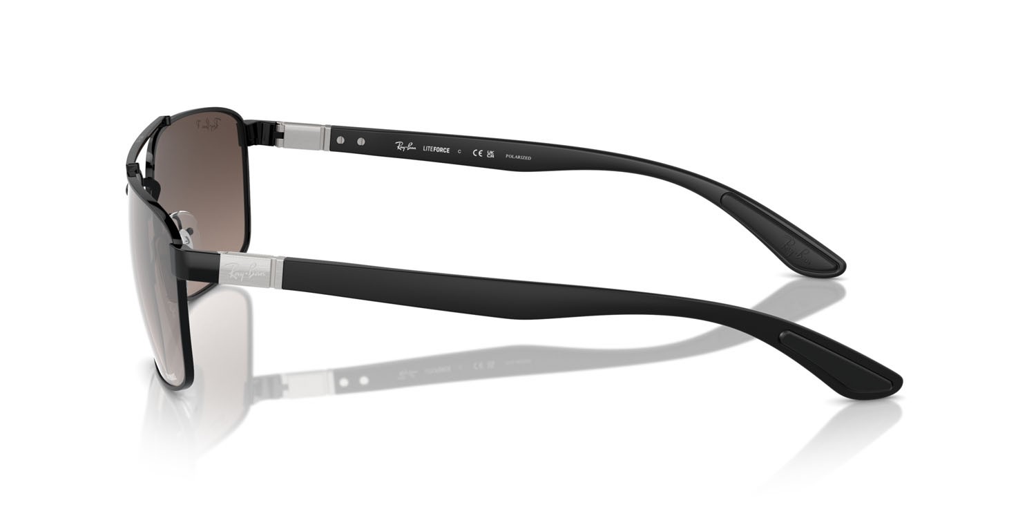 Sonnenbrillen Ray-Ban RB 3737CH (002/5J) farbe nero form rechteckig gläser grigio