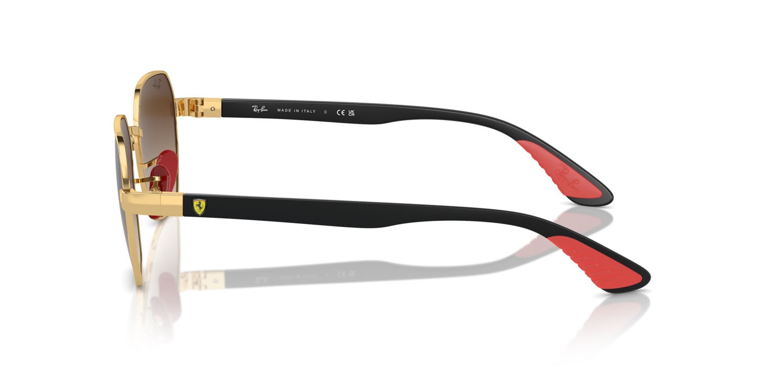 Sonnenbrillen Ray-Ban Scuderia Ferrari RB 3794M (F02913) farbe oro form unregelmäßig gläser marrone