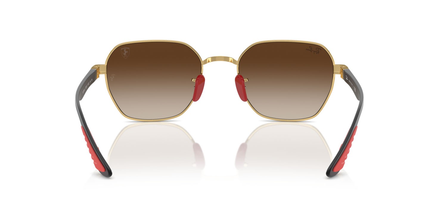 Sonnenbrillen Ray-Ban Scuderia Ferrari RB 3794M (F02913) farbe oro form unregelmäßig gläser marrone
