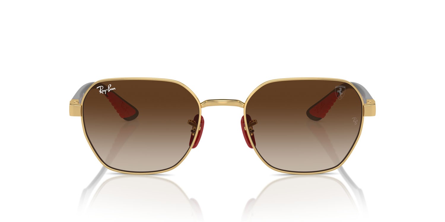 Sonnenbrillen Ray-Ban Scuderia Ferrari RB 3794M (F02913) farbe oro form unregelmäßig gläser marrone