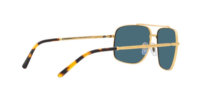 Sonnenbrillen Ray-Ban RB 3796 (9196S2) farbe oro form quadratisch gläser blu