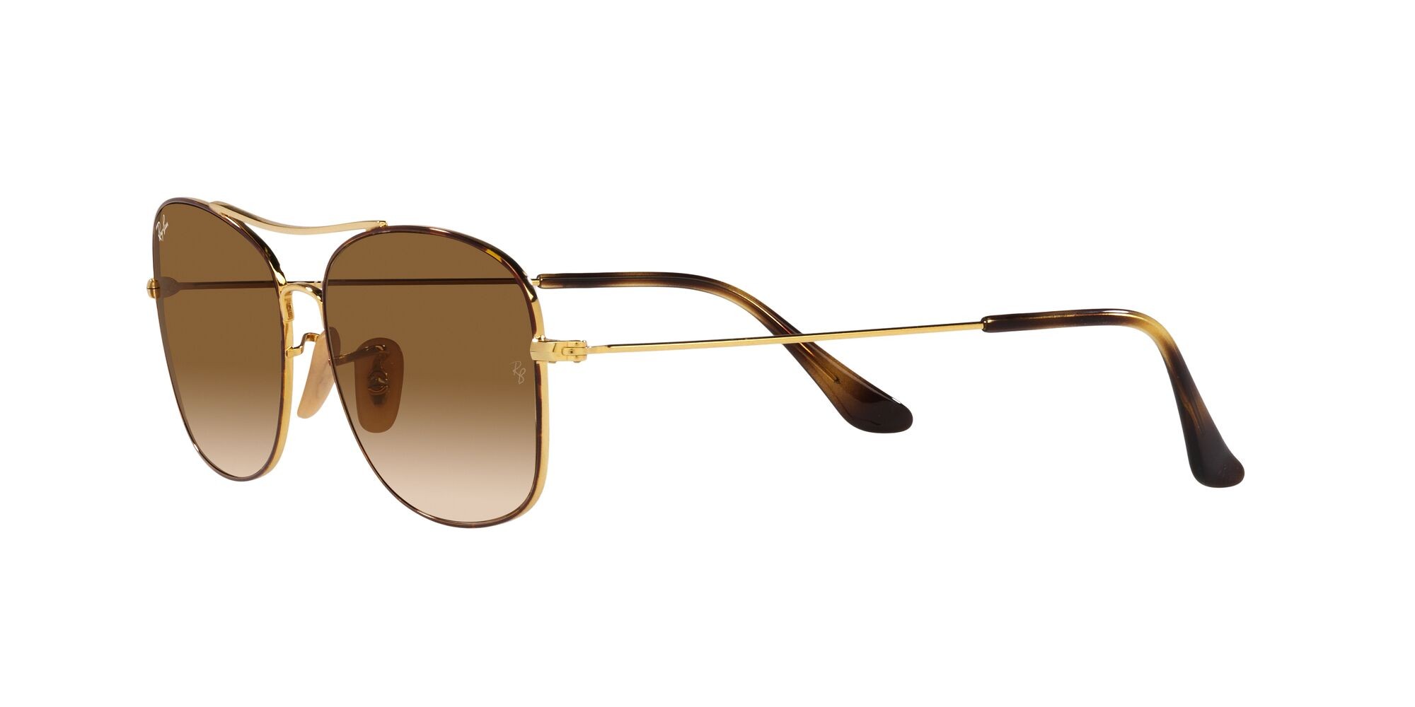 Sonnenbrillen Ray-Ban RB 3799 (912751) farbe havana su arista form quadratisch gläser marrone sfumato