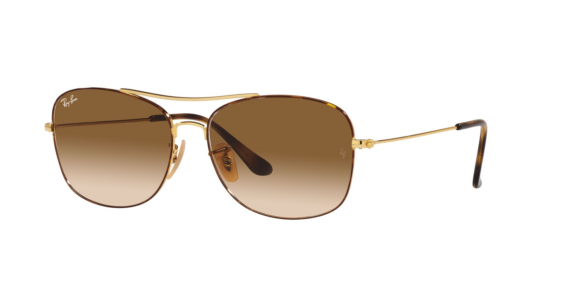 Sonnenbrillen Ray-Ban RB 3799 (912751) farbe havana su arista form quadratisch gläser marrone sfumato