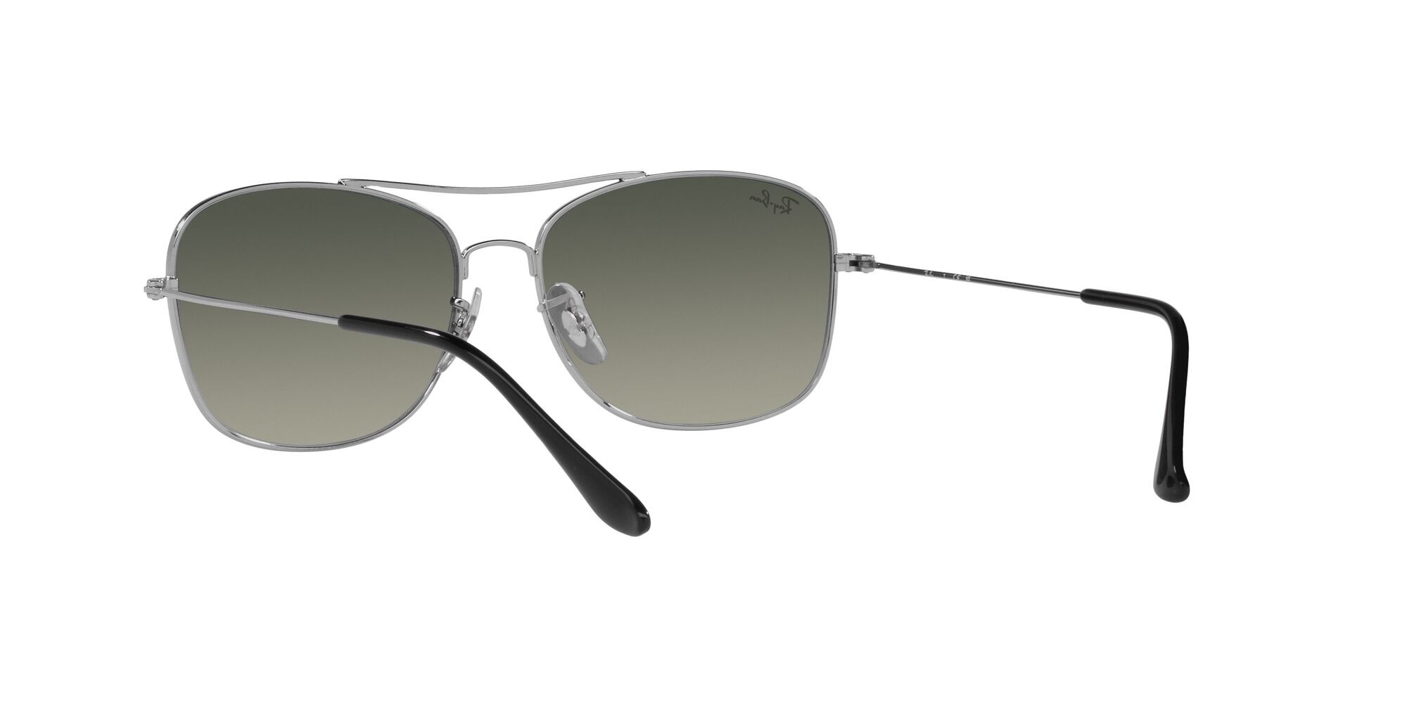 Sonnenbrillen Ray-Ban RB 3799 (914471) farbe nero su argento form quadratisch gläser sfumato grigio