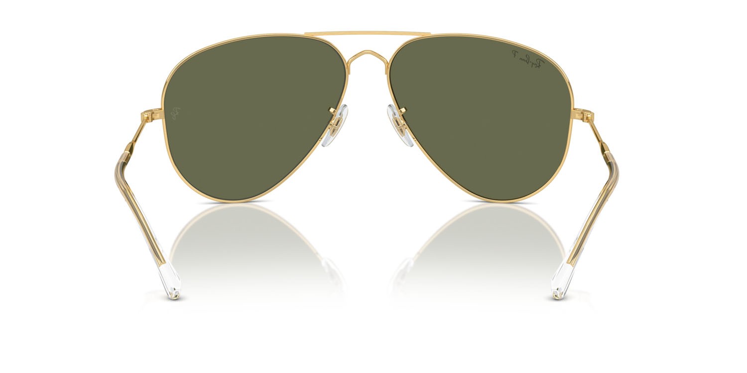 Sonnenbrillen Ray-Ban Old Aviator RB 3825 (001/58) farbe oro form aviator gläser verde