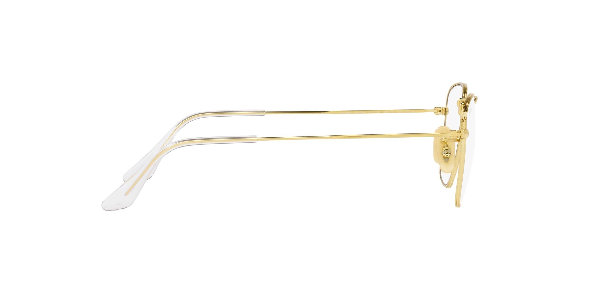 Occhiali da sole Ray-Ban Frank RB 3857 (001/GH) colore oro forma quadrato lenti clear/grey transitions®