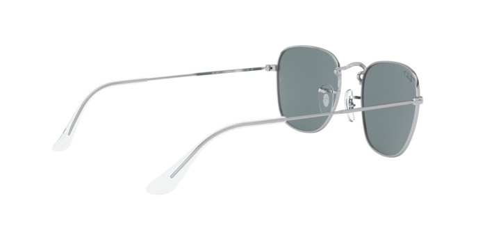 Sonnenbrillen Ray-Ban Frank RB 3857 (9198S2) farbe silver form quadratisch gläser polar blue