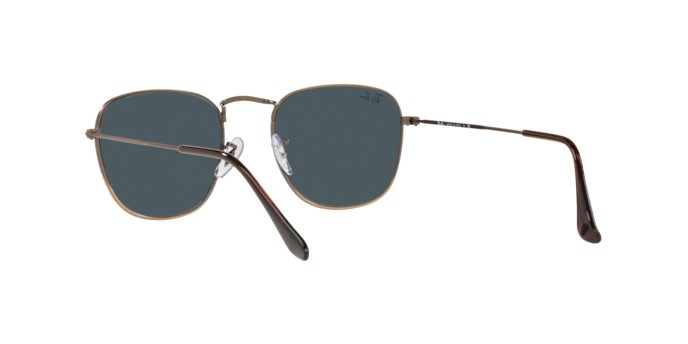 Sonnenbrillen Ray-Ban Frank Metal Antiqued RB 3857 (9230R5) farbe antique copper form quadratisch gläser blue