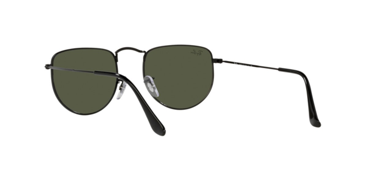 Sonnenbrillen Ray-Ban Elon RB 3958 (002/31) farbe black form unregelmäßig gläser green