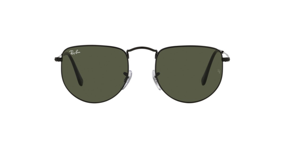 Sonnenbrillen Ray-Ban Elon RB 3958 (002/31) farbe black form unregelmäßig gläser green