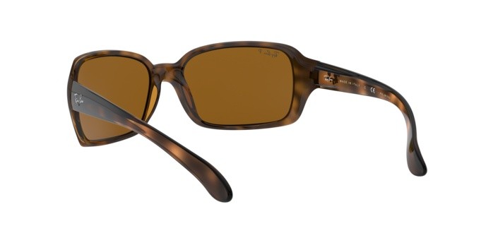 Sonnenbrillen Ray-Ban RB 4068 (642/57) farbe havana form quadratisch gläser crystal brown polarized