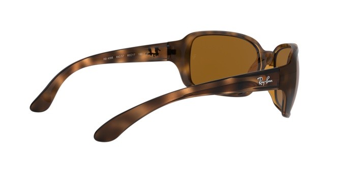 Sonnenbrillen Ray-Ban RB 4068 (642/57) farbe havana form quadratisch gläser crystal brown polarized