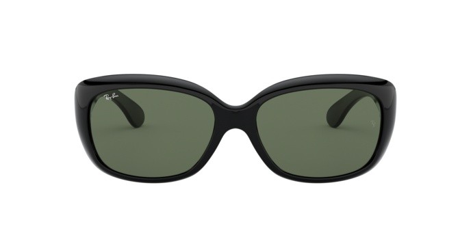Sonnenbrillen Ray-Ban Jackie Ohh RB 4101 (601) farbe black form rechteckig gläser green