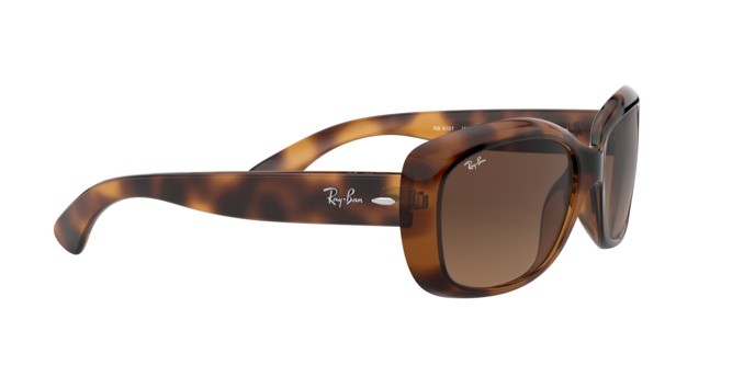 Sonnenbrillen Ray-Ban Jackie ohh RB 4101 (642/43) farbe havana form schmetterling gläser light brown gradient black
