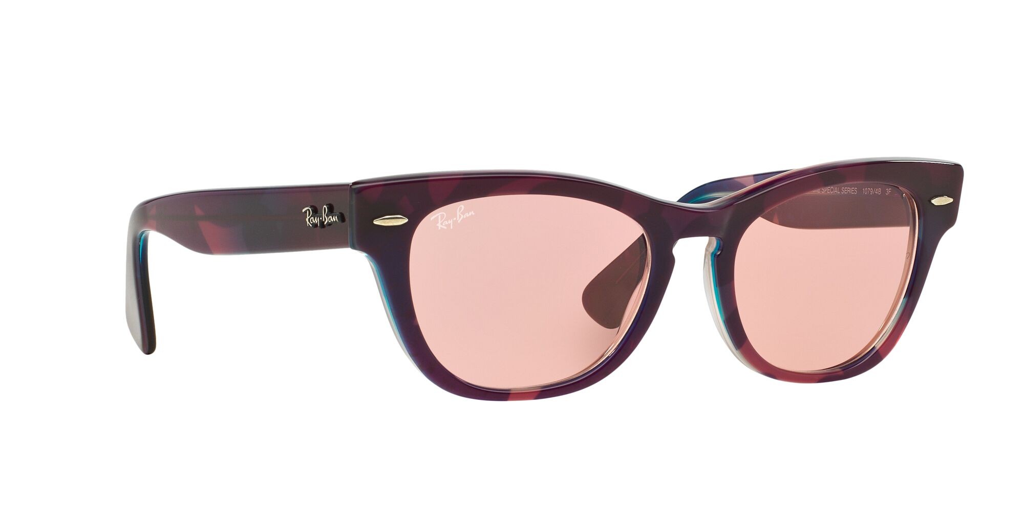 Sonnenbrillen Ray-Ban Laramie RB 4169 (10794B) farbe violetto-rosso form quadratisch gläser legend rossa