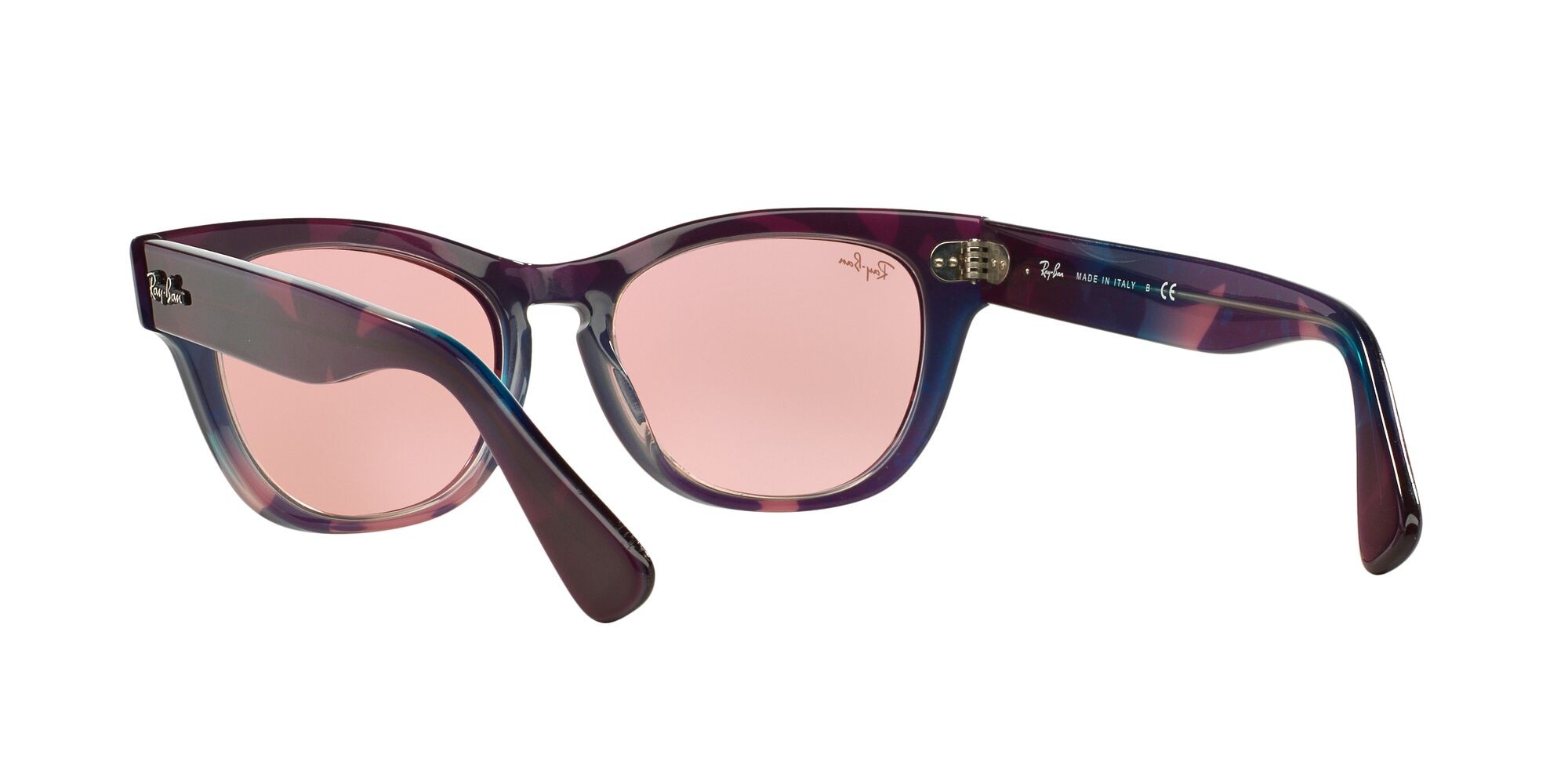 Sonnenbrillen Ray-Ban Laramie RB 4169 (10794B) farbe violetto-rosso form quadratisch gläser legend rossa
