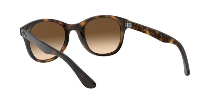 Sonnenbrillen Ray-Ban RB 4203 (710/13) farbe shiny havana form rund gläser brown gradient