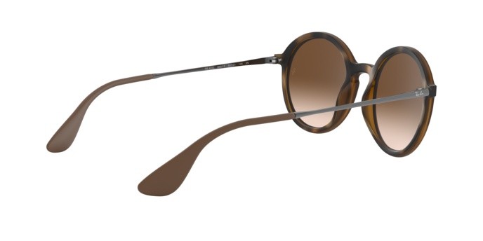 Sonnenbrillen Ray-Ban RB 4222 (865/13) farbe dark rubber havana form pantos gläser gradient brown