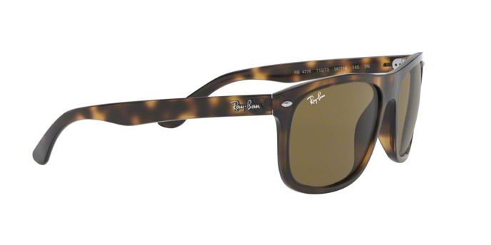 Sonnenbrillen Ray-Ban RB 4226 (710/73) farbe shiny havana form rechteckig gläser dark brown