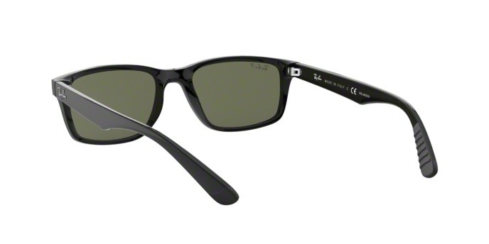 Sonnenbrillen Ray-Ban RB 4234 (601/9A) farbe black form rechteckig gläser polar green