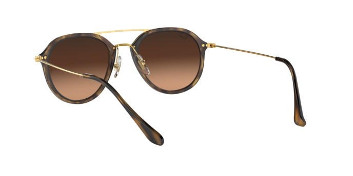 Sonnenbrillen Ray-Ban RB 4253 (710/A5) farbe havana form quadratisch gläser pink gradient brown