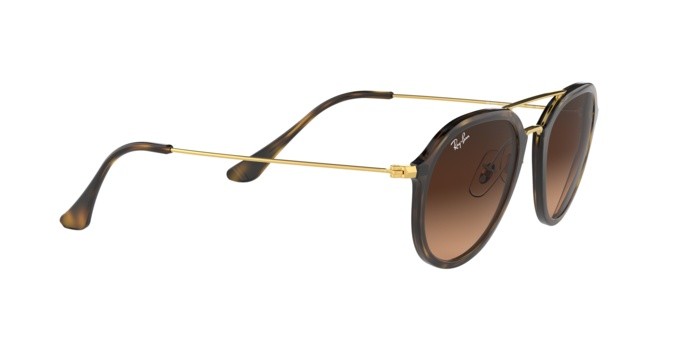 Sonnenbrillen Ray-Ban RB 4253 (710/A5) farbe havana form quadratisch gläser pink gradient brown