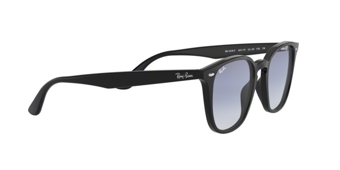 Sonnenbrillen Ray-Ban RB 4258F (601/19) form unregelmäßig gläser clear gradient light blue