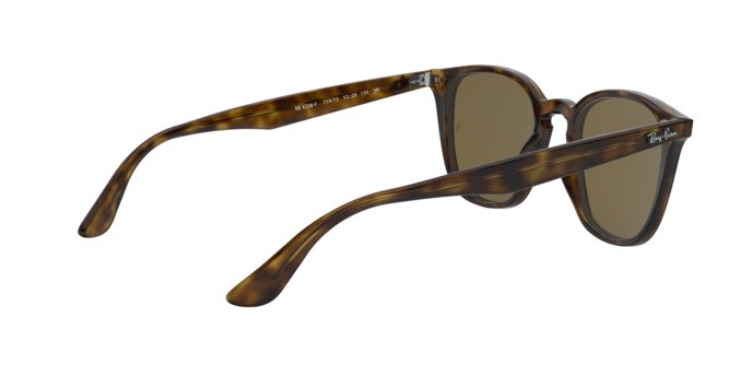 Sonnenbrillen Ray-Ban RB 4258F (710/73) farbe shiny havana form unregelmäßig gläser brown