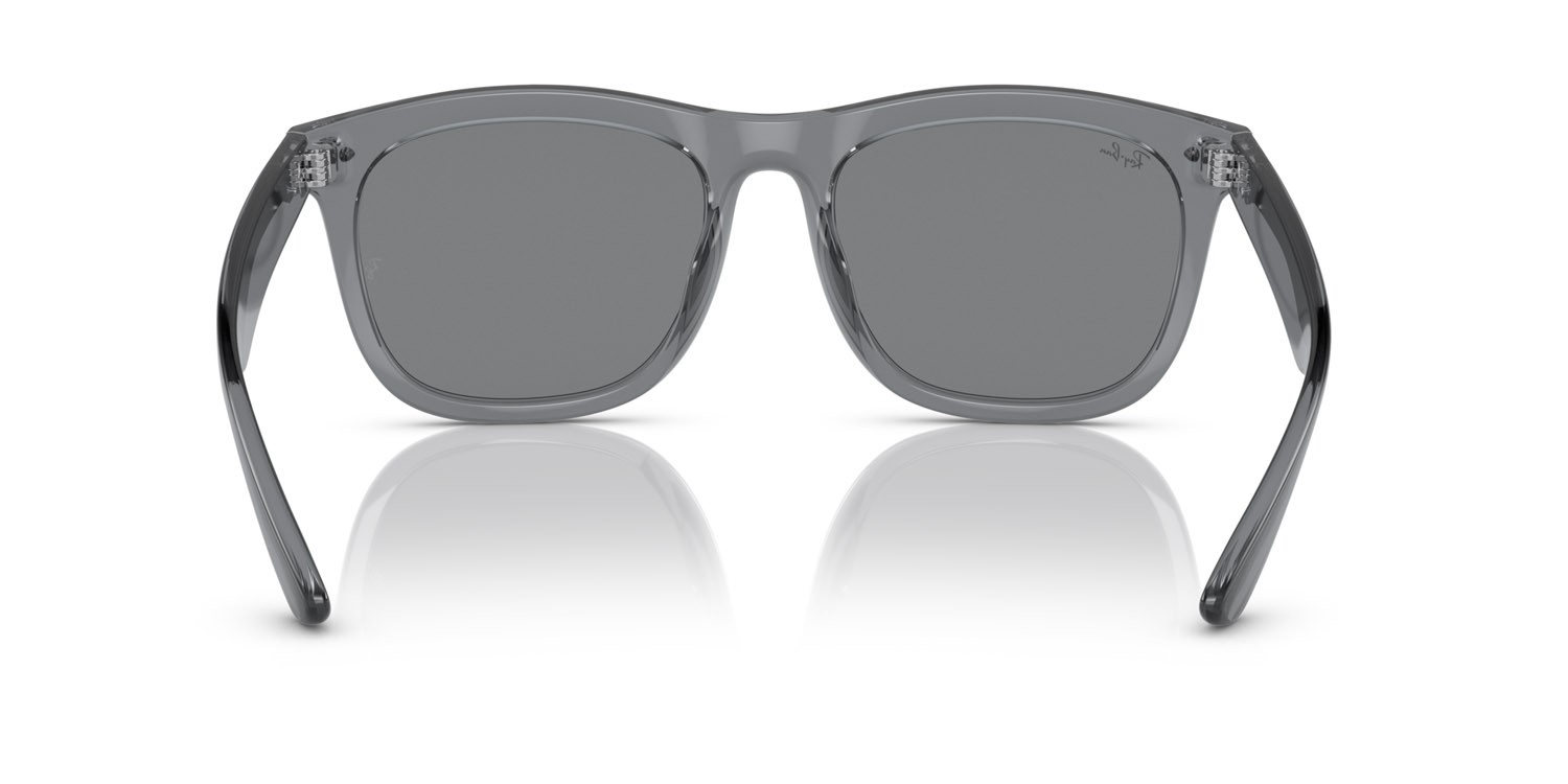Sonnenbrillen Ray-Ban RB 4260D (645087) farbe grigio trasparente form quadratisch gläser grigio scuro