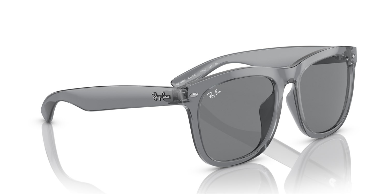 Sonnenbrillen Ray-Ban RB 4260D (645087) farbe grigio trasparente form quadratisch gläser grigio scuro