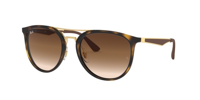 Sonnenbrillen Ray-Ban RB 4285 (710/13) farbe light havana form quadratisch gläser brown gradient