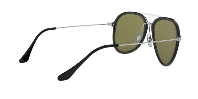 Sonnenbrillen Ray-Ban RB 4298 (601/9A) farbe black form aviator gläser polar green