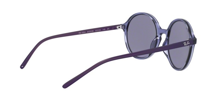 Sonnenbrillen Ray-Ban RB 4304 (643580) farbe trasparent violet form rund gläser blue