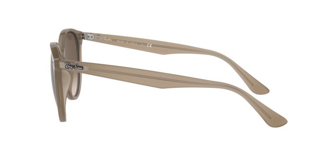 Sonnenbrillen Ray-Ban RB 4305 (616613) farbe opal beige form pantos gläser brown gradient dark brown